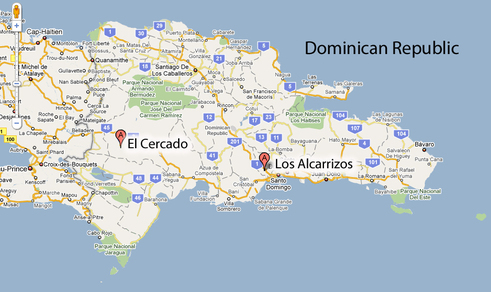 Domingo los map dominican republic santo alcarrizos Los Alcarrizos